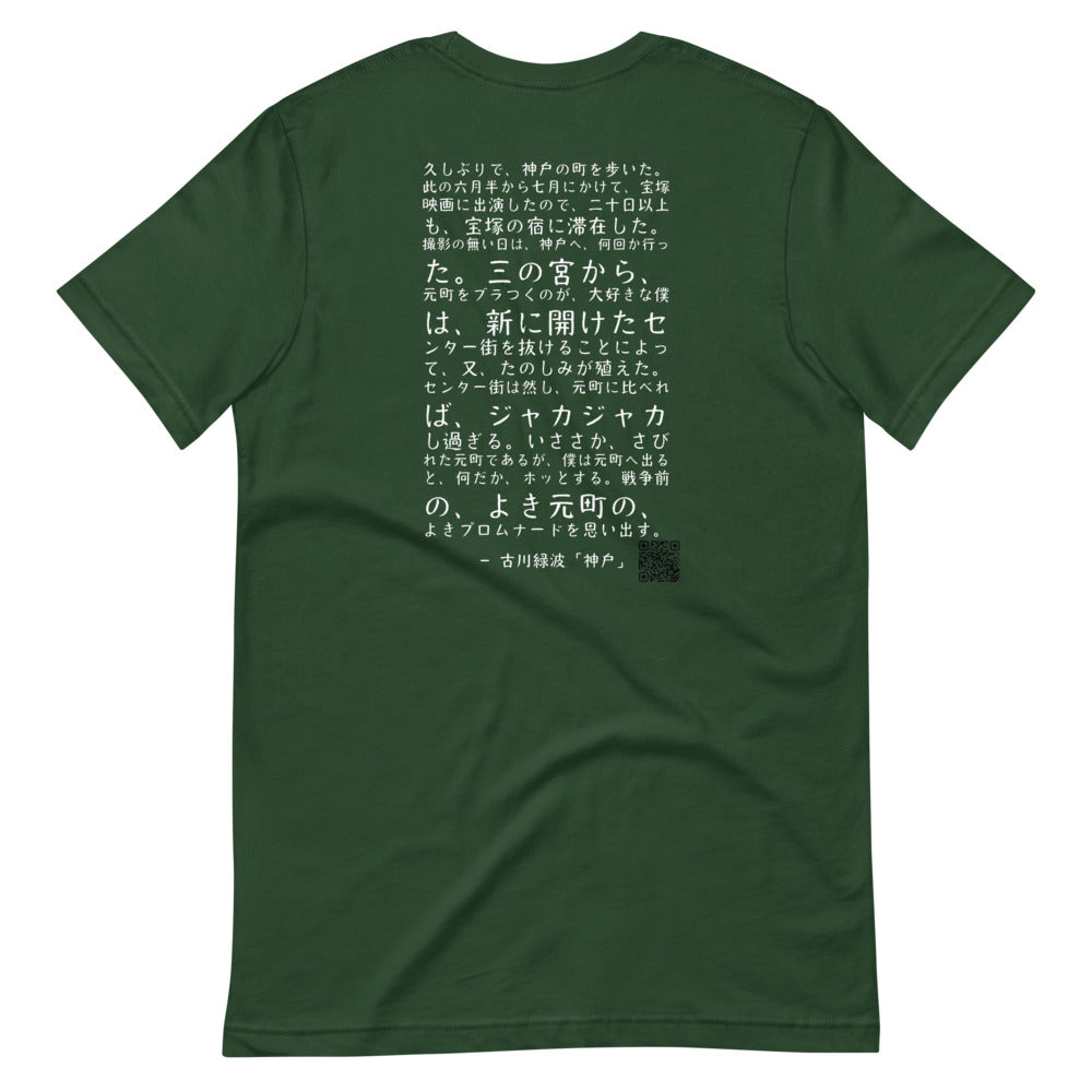 "Kobe" author Roppa Furukawa (Simple - White text) - Kobe Short Story