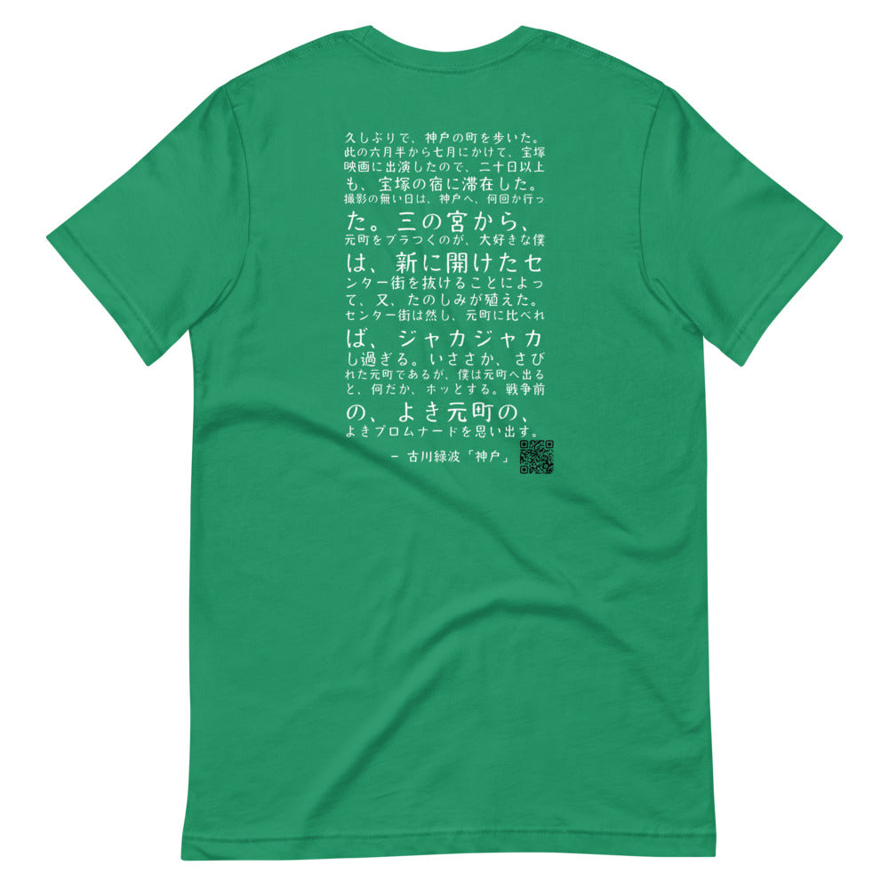 "Kobe" author Roppa Furukawa (Simple - White text) - Kobe Short Story