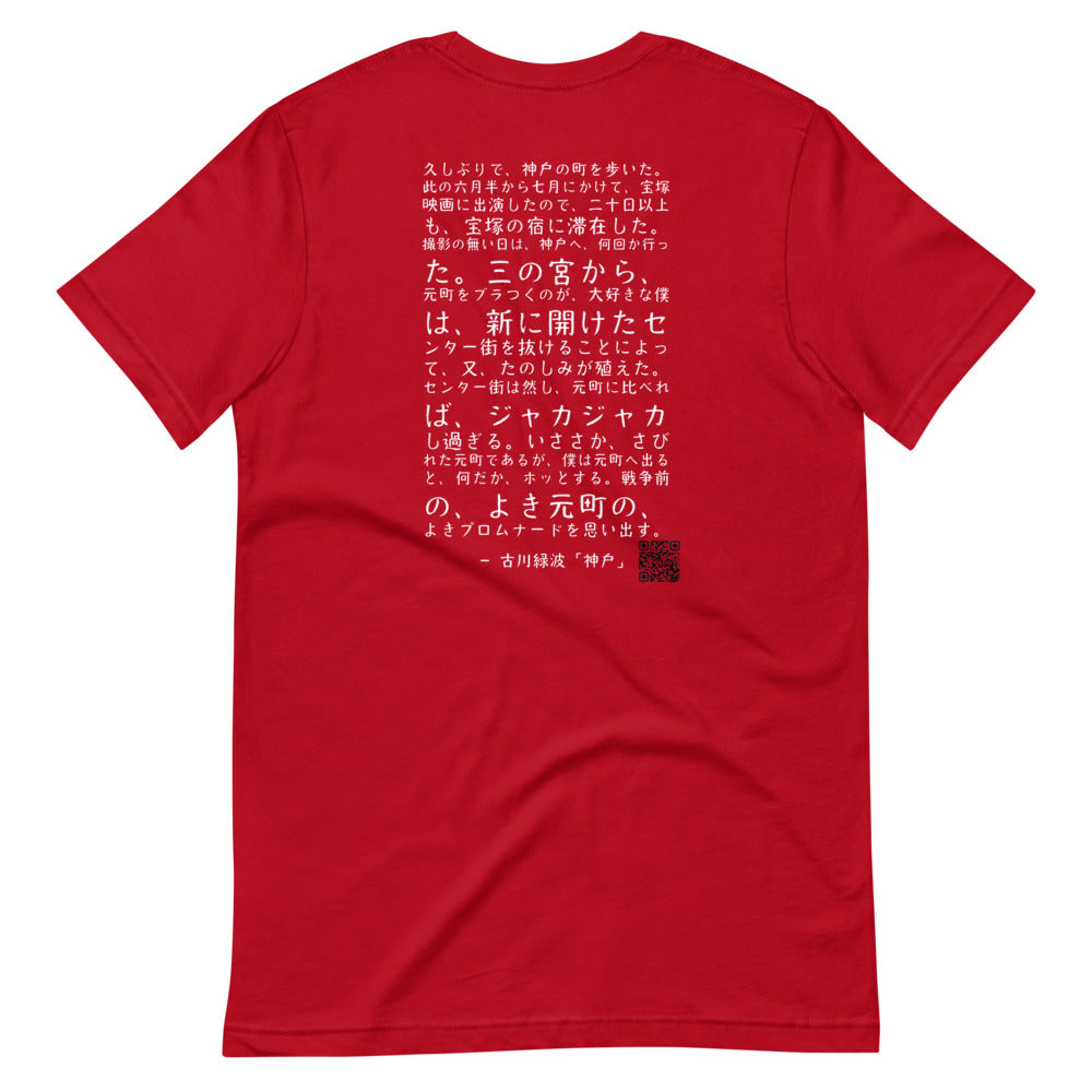"Kobe" author Roppa Furukawa (Simple - White text) - Kobe Short Story